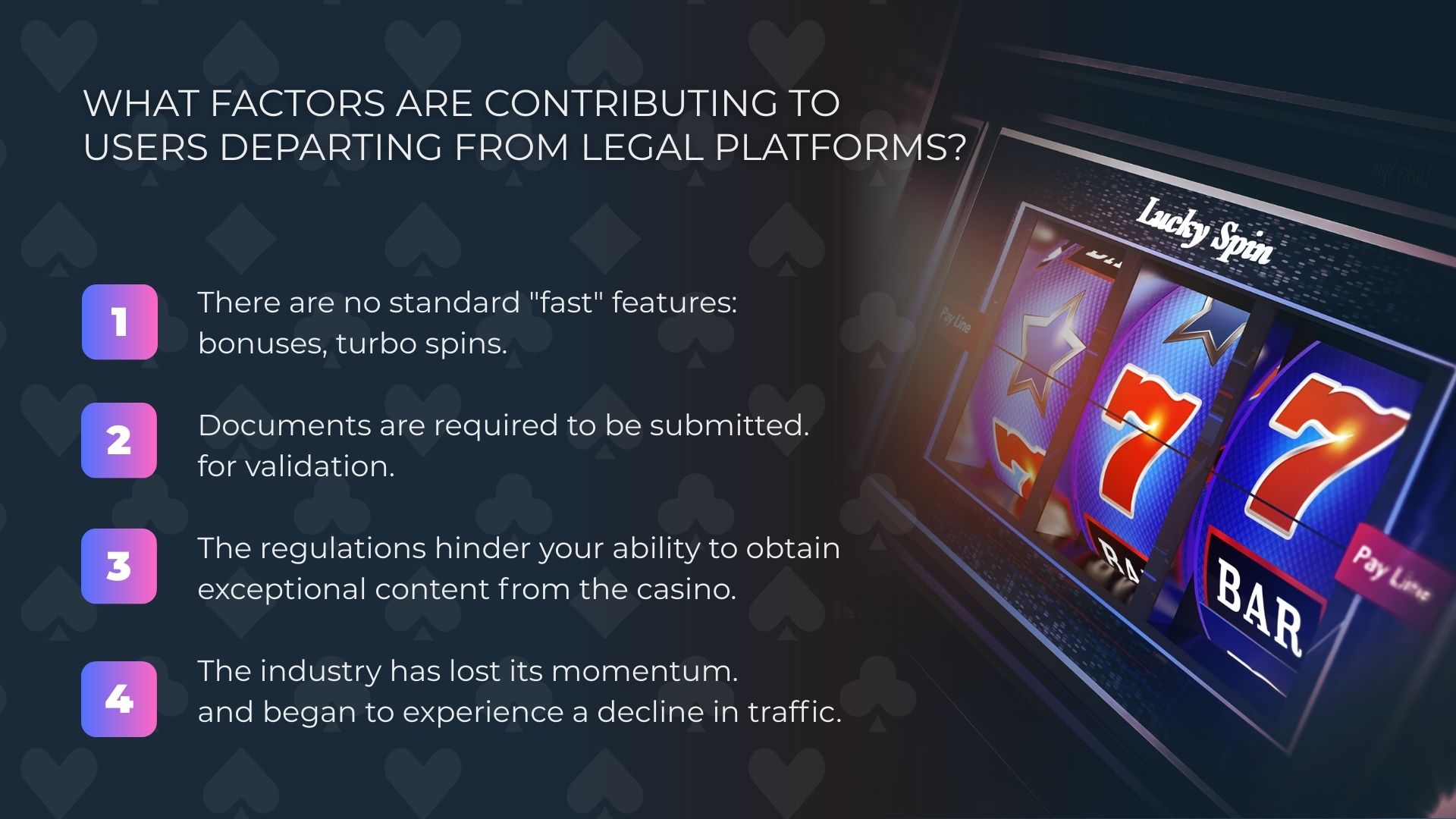 Welche Faktoren tragen zur Abwanderung der Nutzer von legalen Plattformen bei?