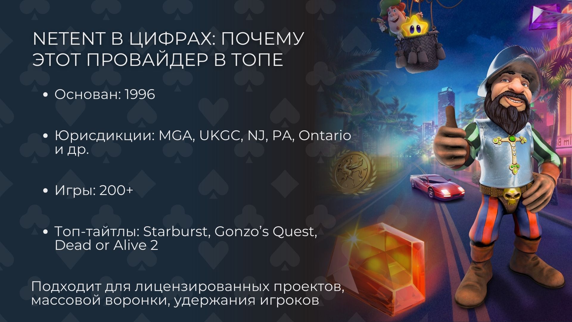 Ключевая информация о провайдере NetEnt: дата основания, юрисдикции, топ-игры, агрегаторы, применимость для онлайн-казино