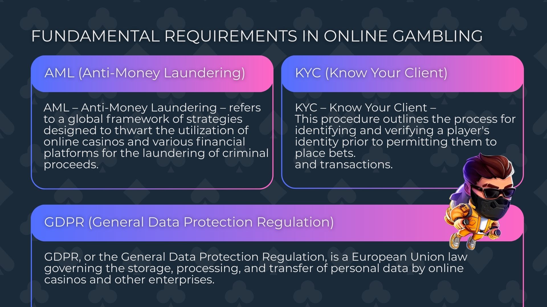 regulator requirements in online casinos