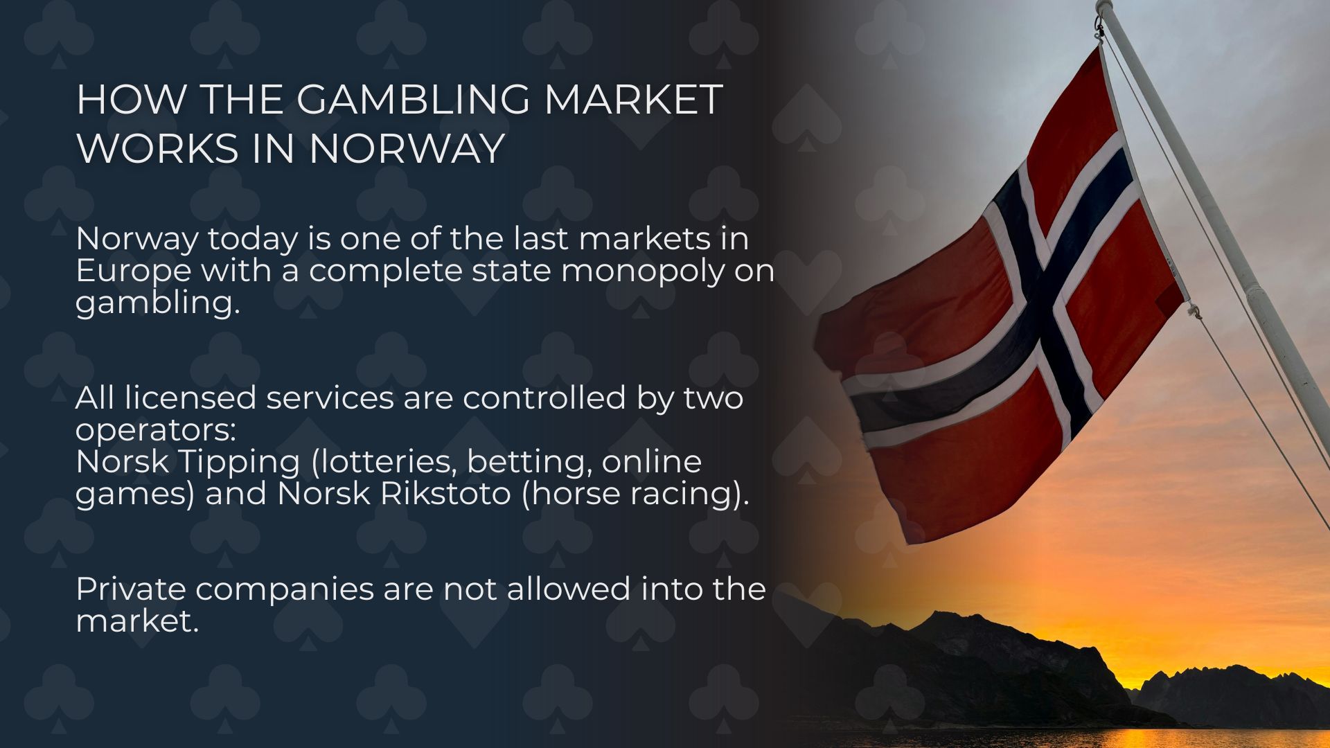 Wie der Glücksspielmarkt in Norwegen funktioniert