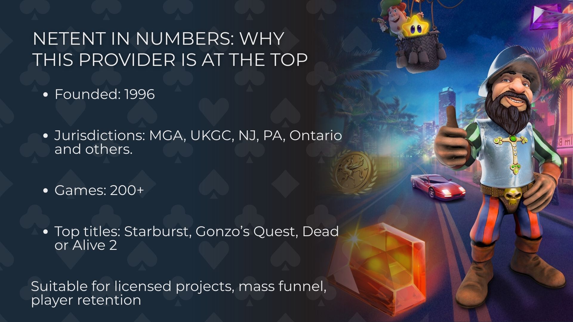 NetEnt بالأرقام: لماذا هذا المزود في القمة
