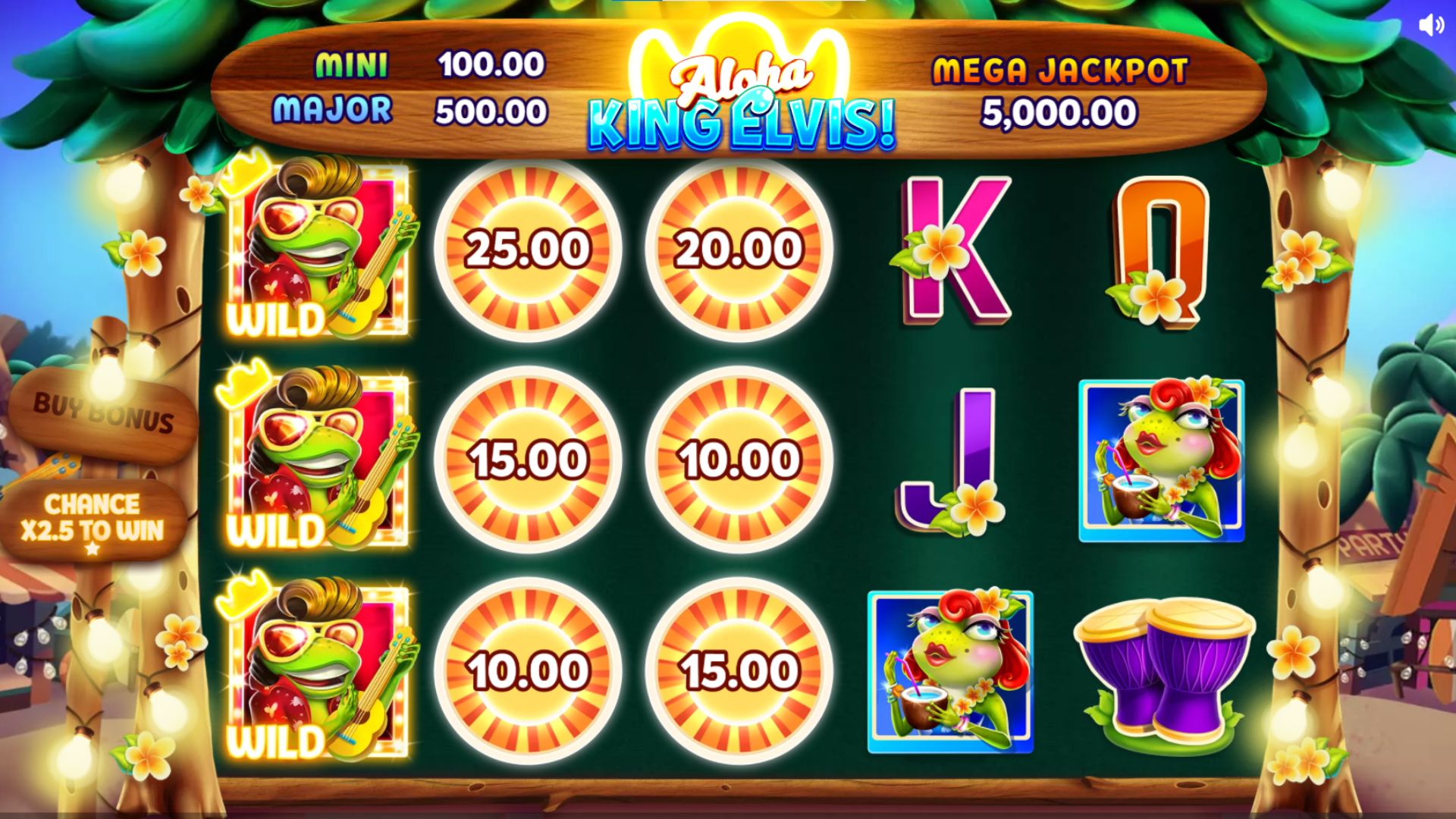 Купить скрипт казино BGaming слот Aloha King Elvis