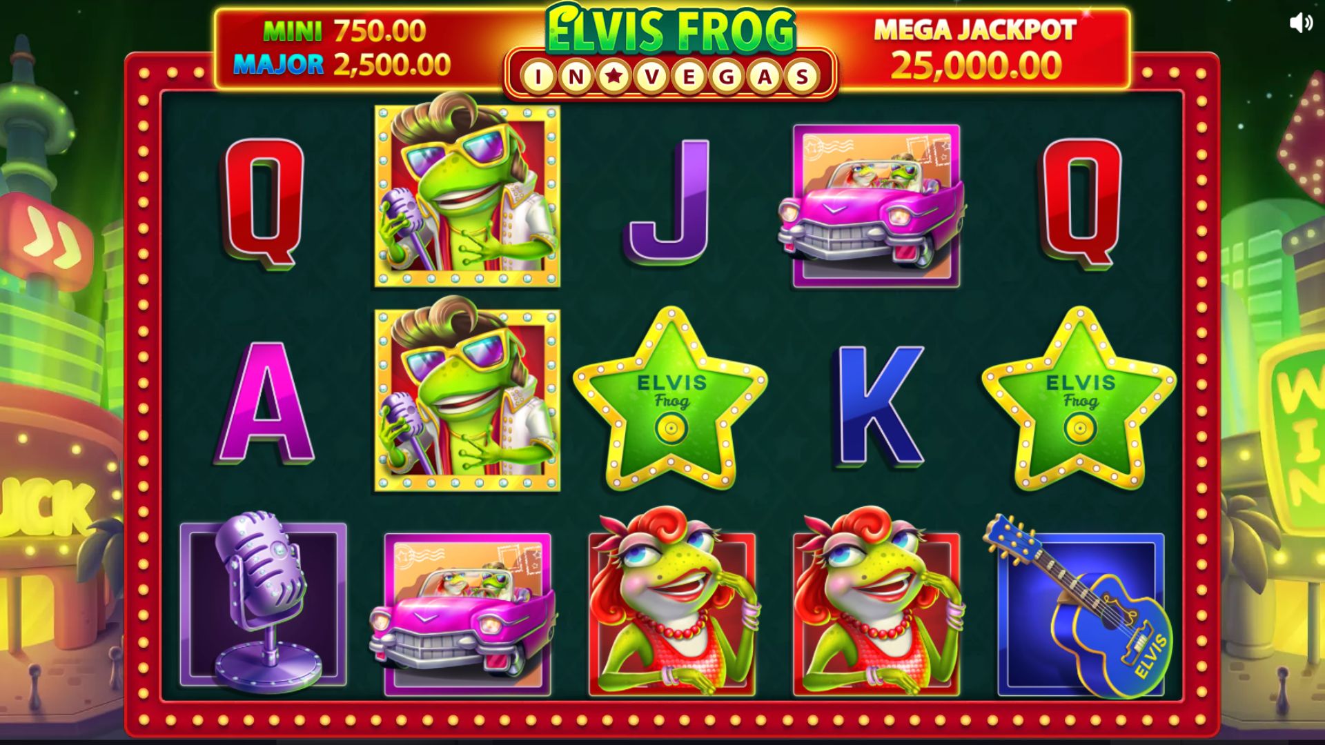 Слот Elvis Frog in Vegas софт BGaming