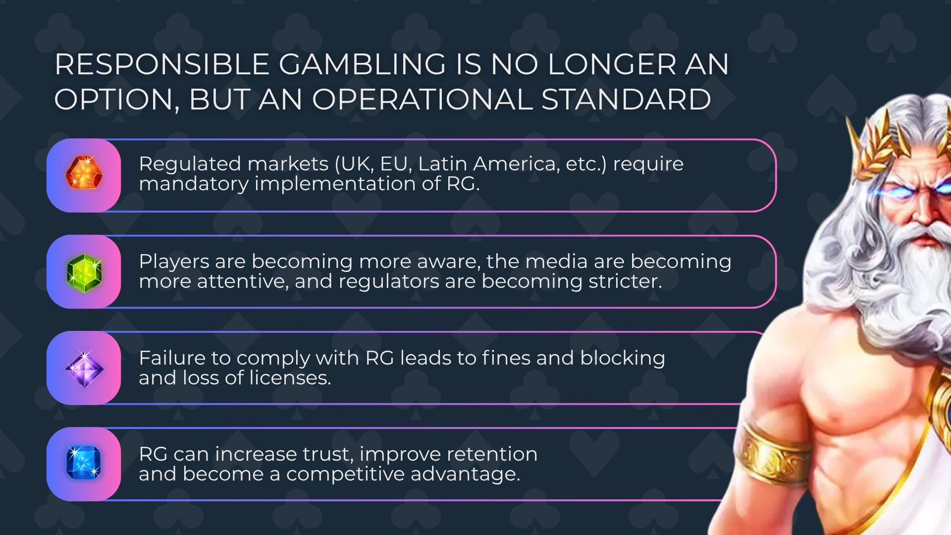 Responsible Gambling is no longer an option, but an operational standard