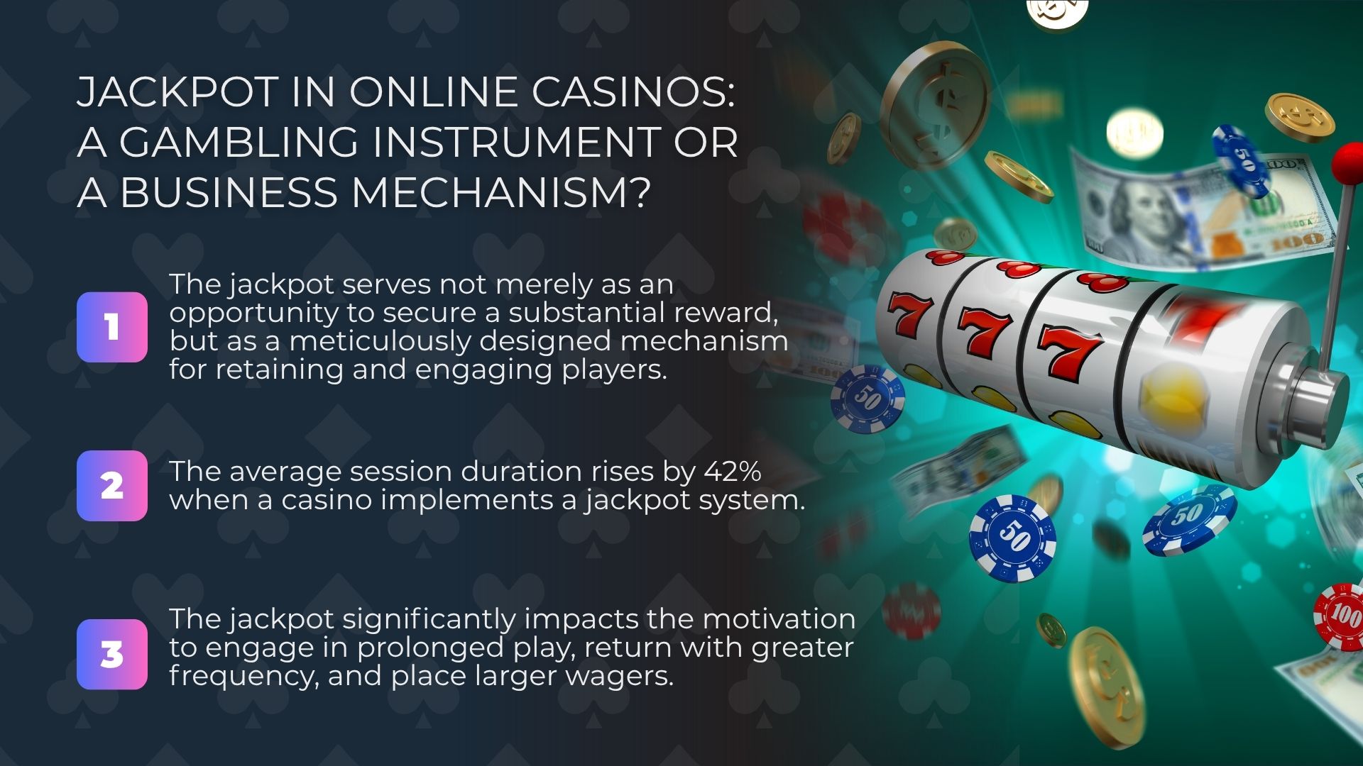 Jackpot in online casinos: a gambling instrument or a business mechanism?