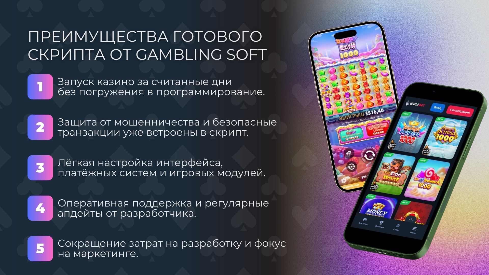 Преимущества готового скрипта казино