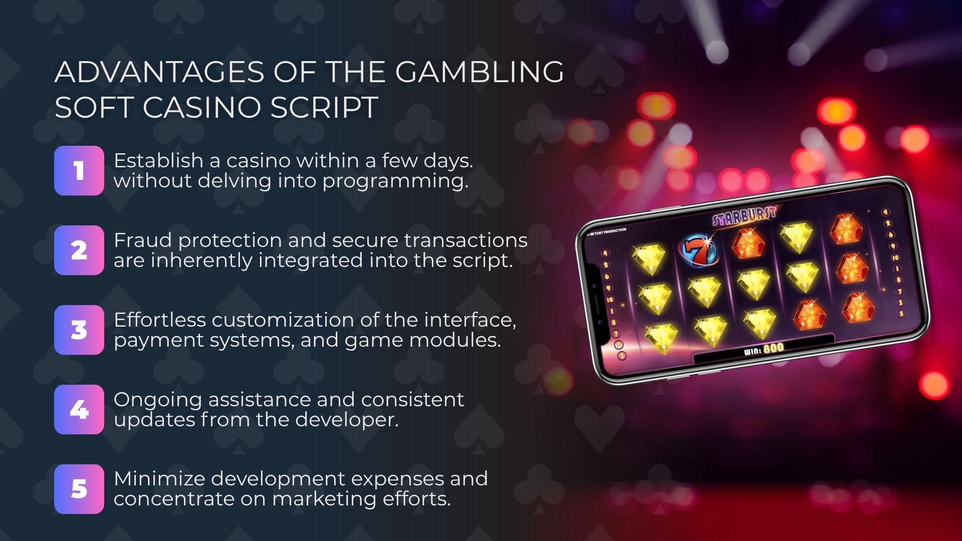 Advantages of the Gambling Soft Casino Script
