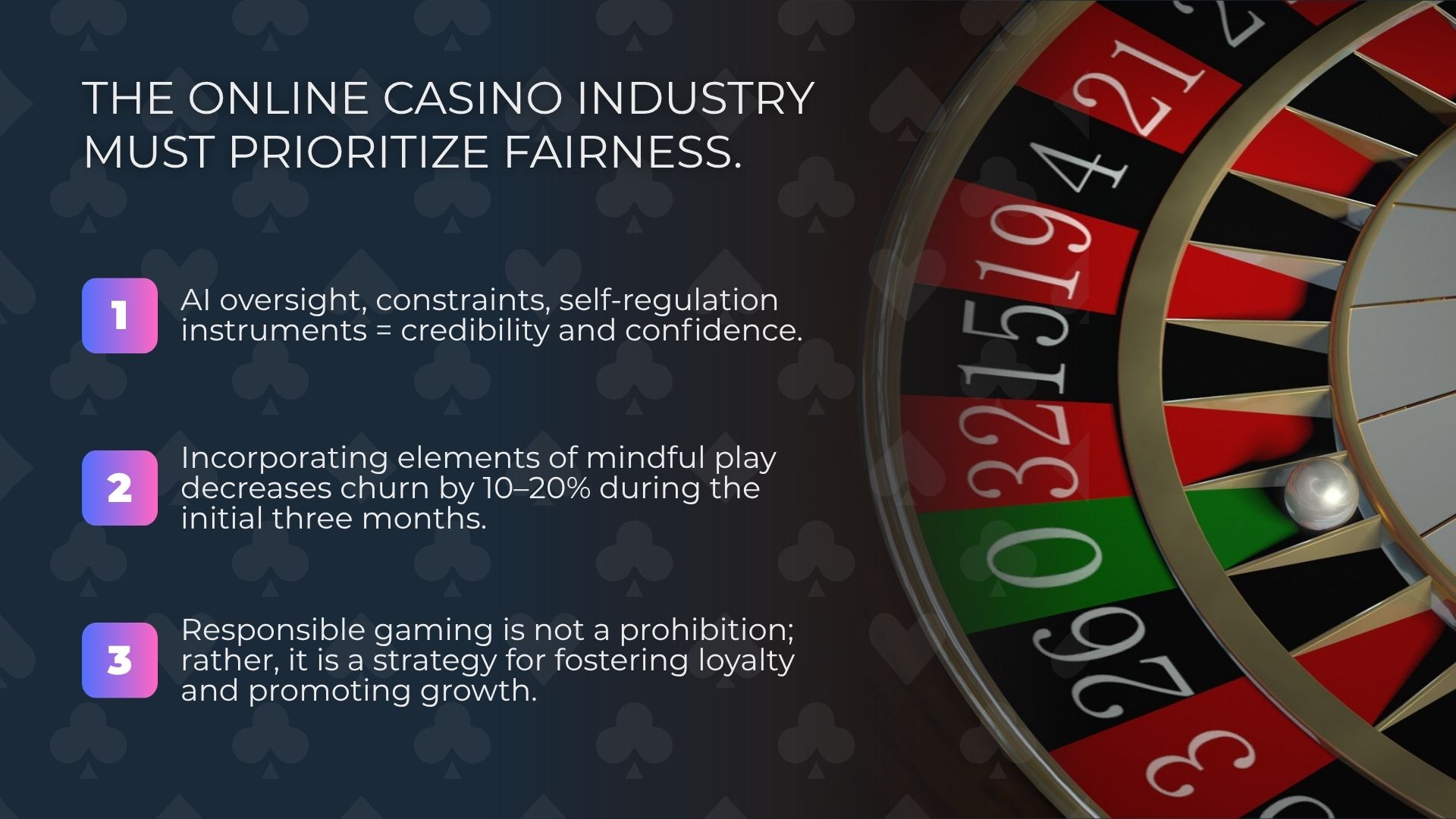 The online casino industry must prioritize fairness.