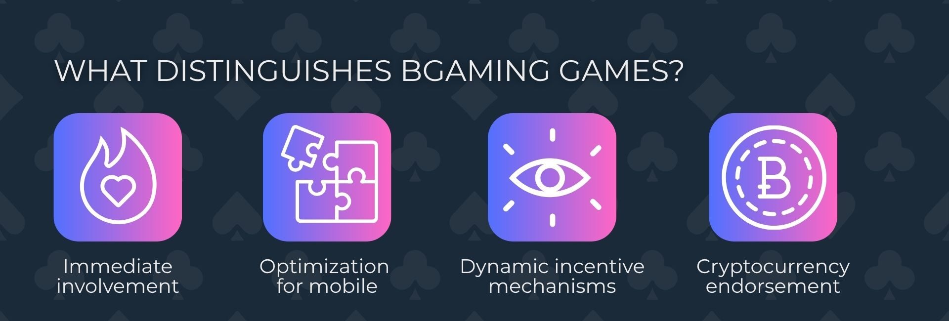 What distinguishes BGaming games?