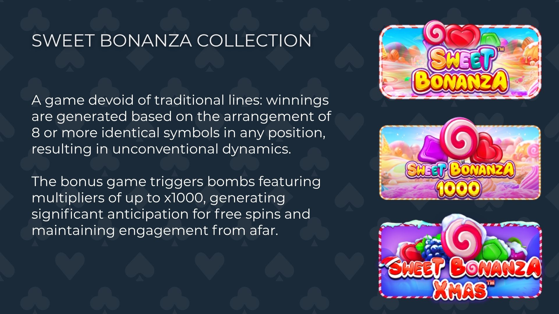 Sweet Bonanza Collection
