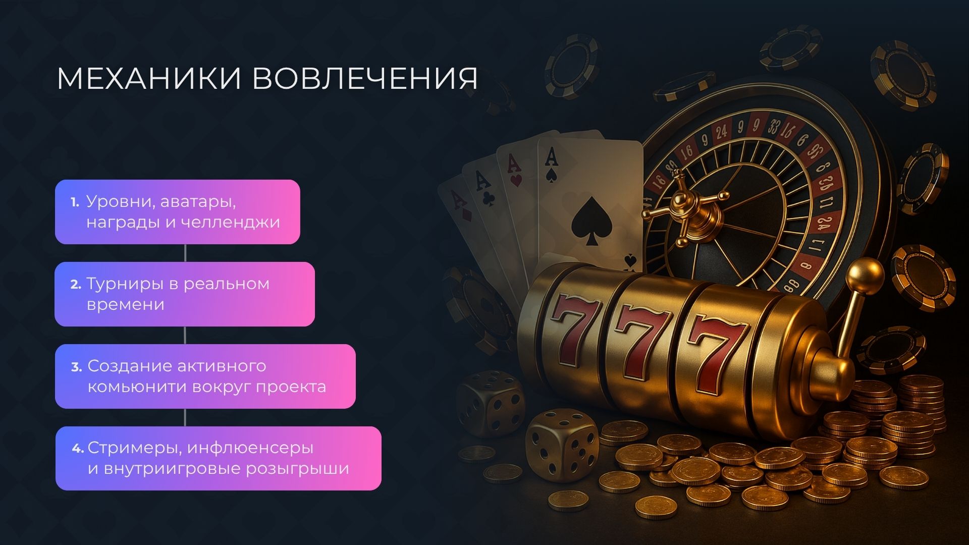 Механики вовлечения в онлайн-покер