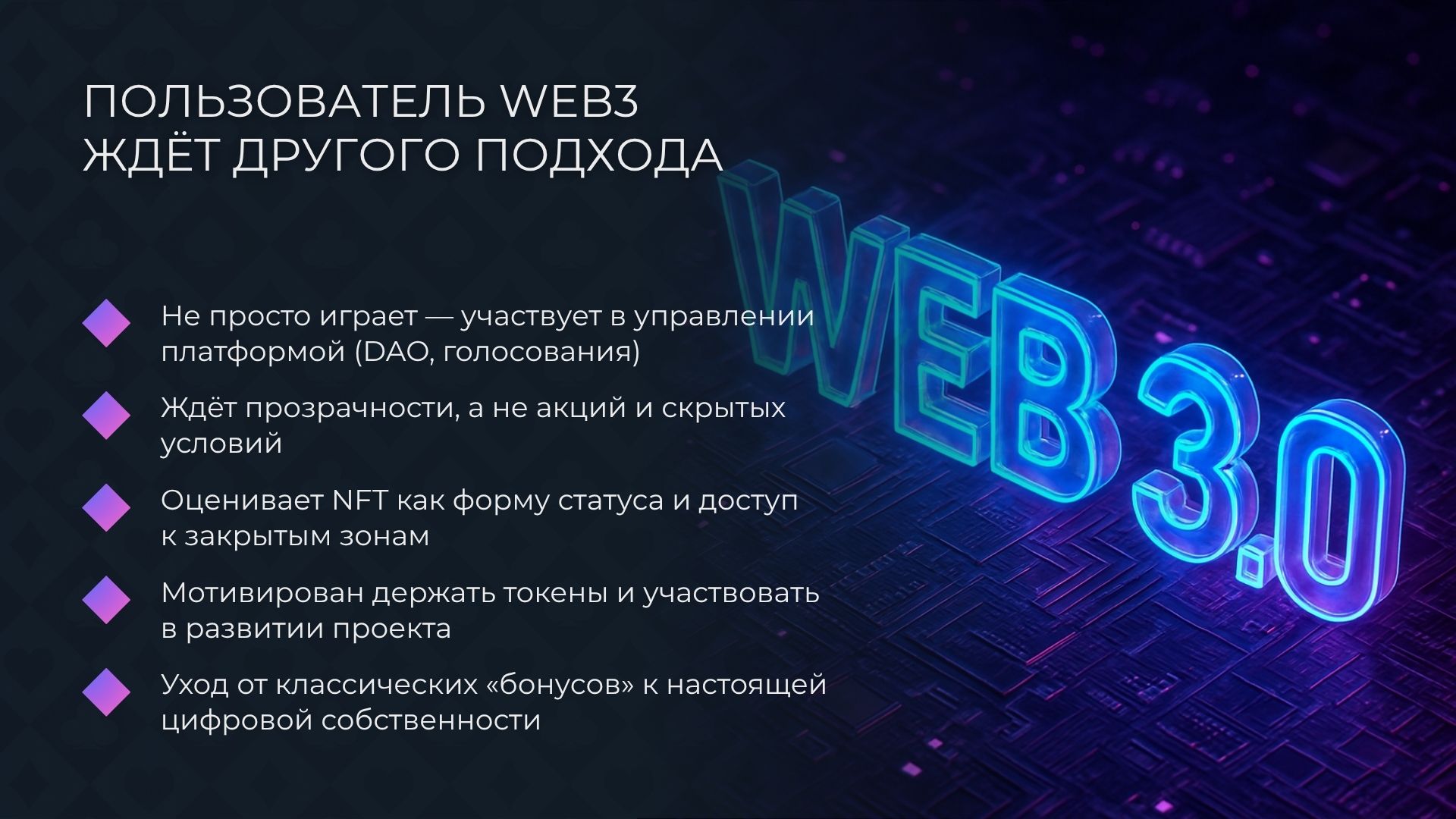 Данные об ожиданиях пользователей от криптоказино