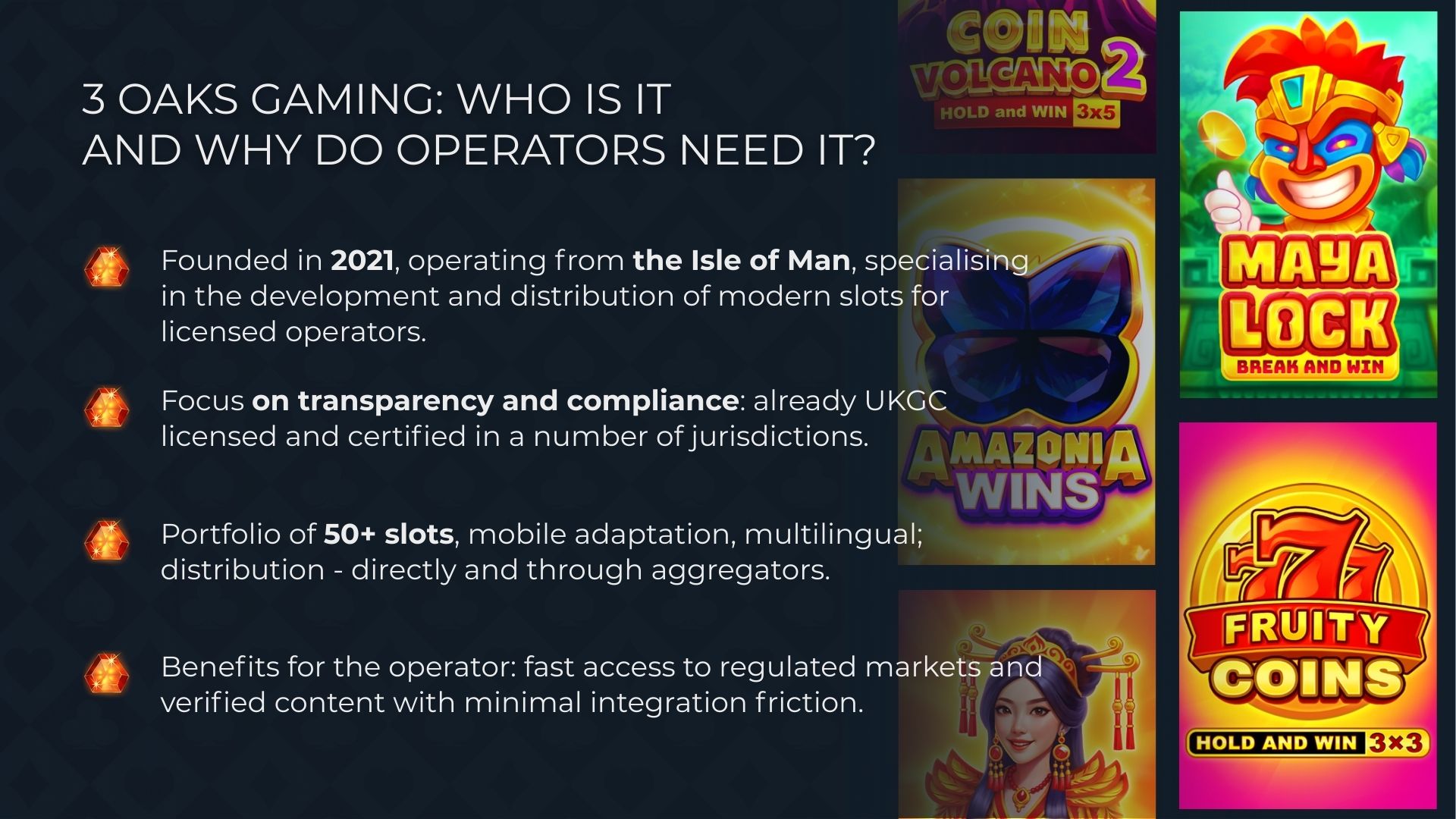 3 Oaks Gaming: من هو ولماذا يحتاجه المشغلون؟