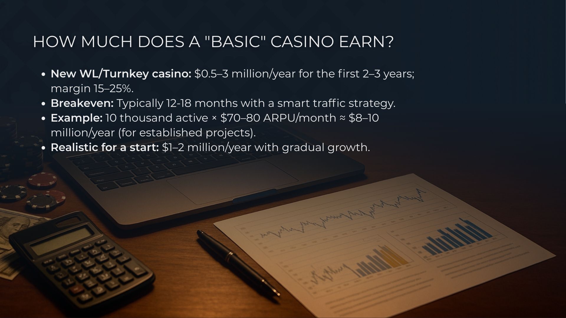 أرباح الكازينو الأساسي