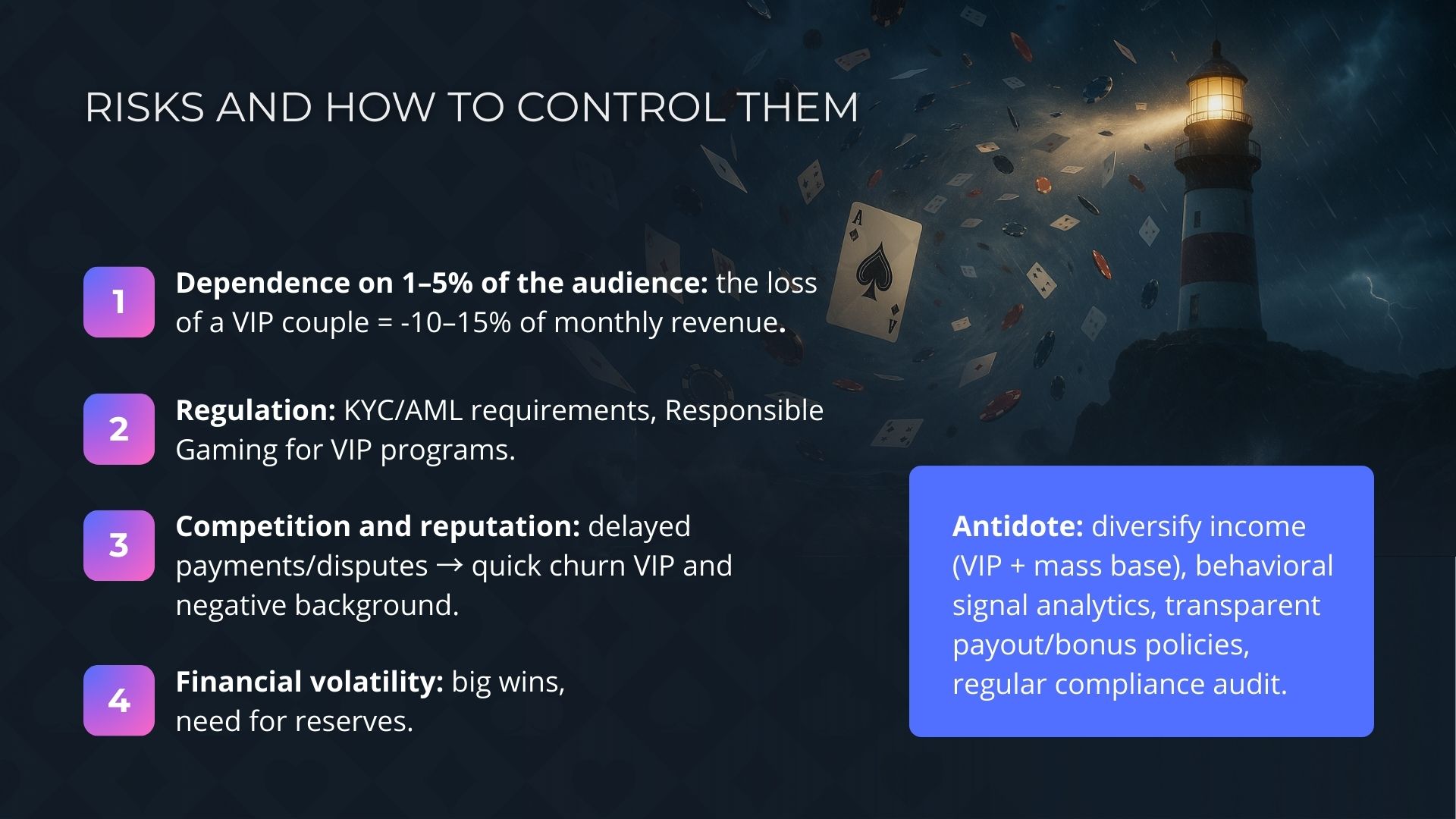 المخاطر وكيفية التحكم فيها