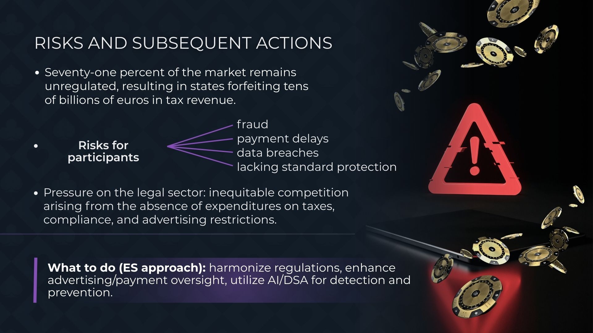 مخاطر الكازينوهات غير القانونية وما هو القادم