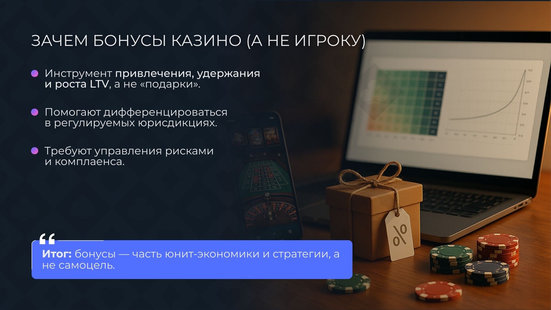 Обзор Зачем бонусы казино (а не игроку)