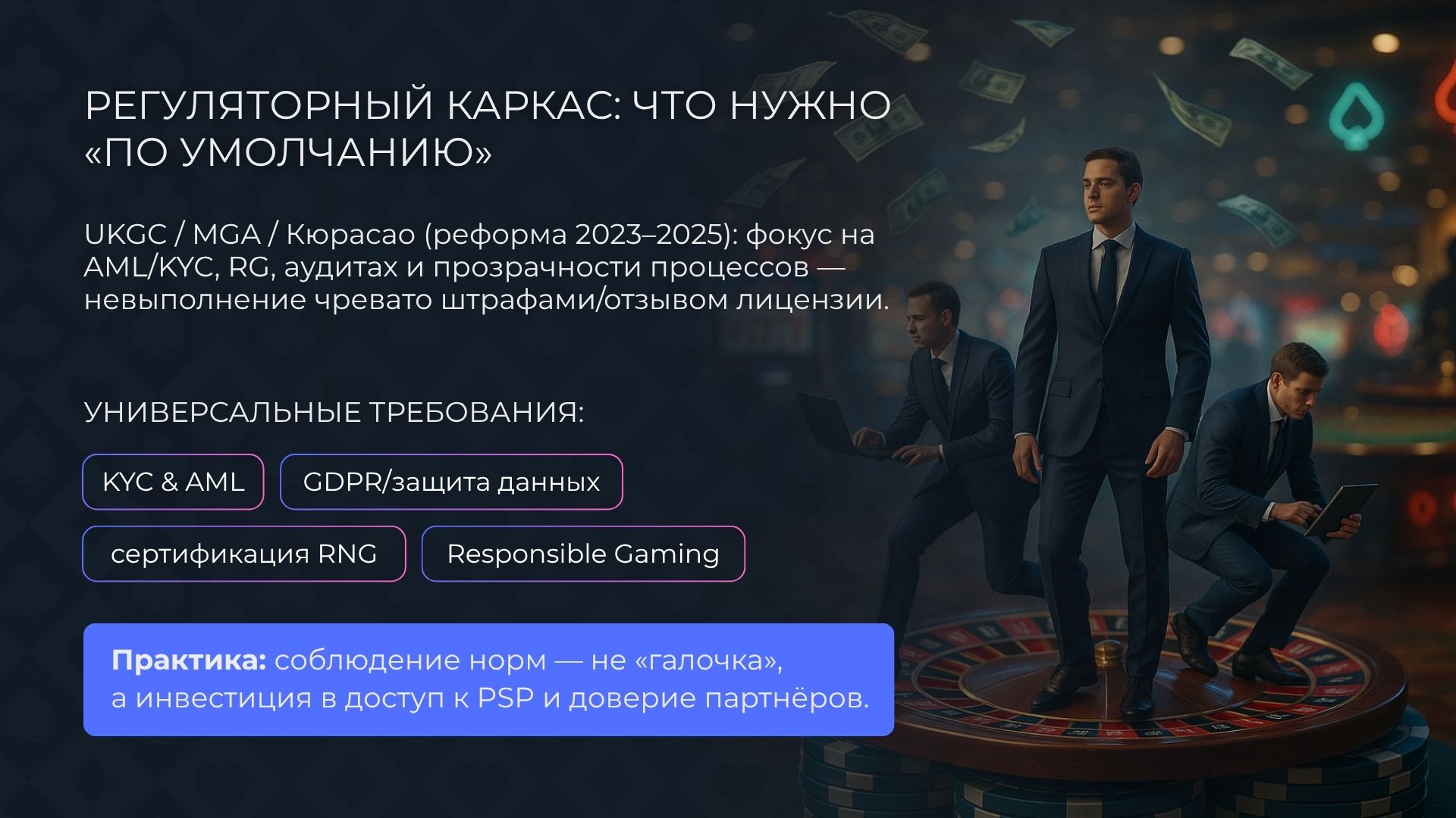 Регуляторный каркас: что нужно «по умолчанию» в онлайн казино