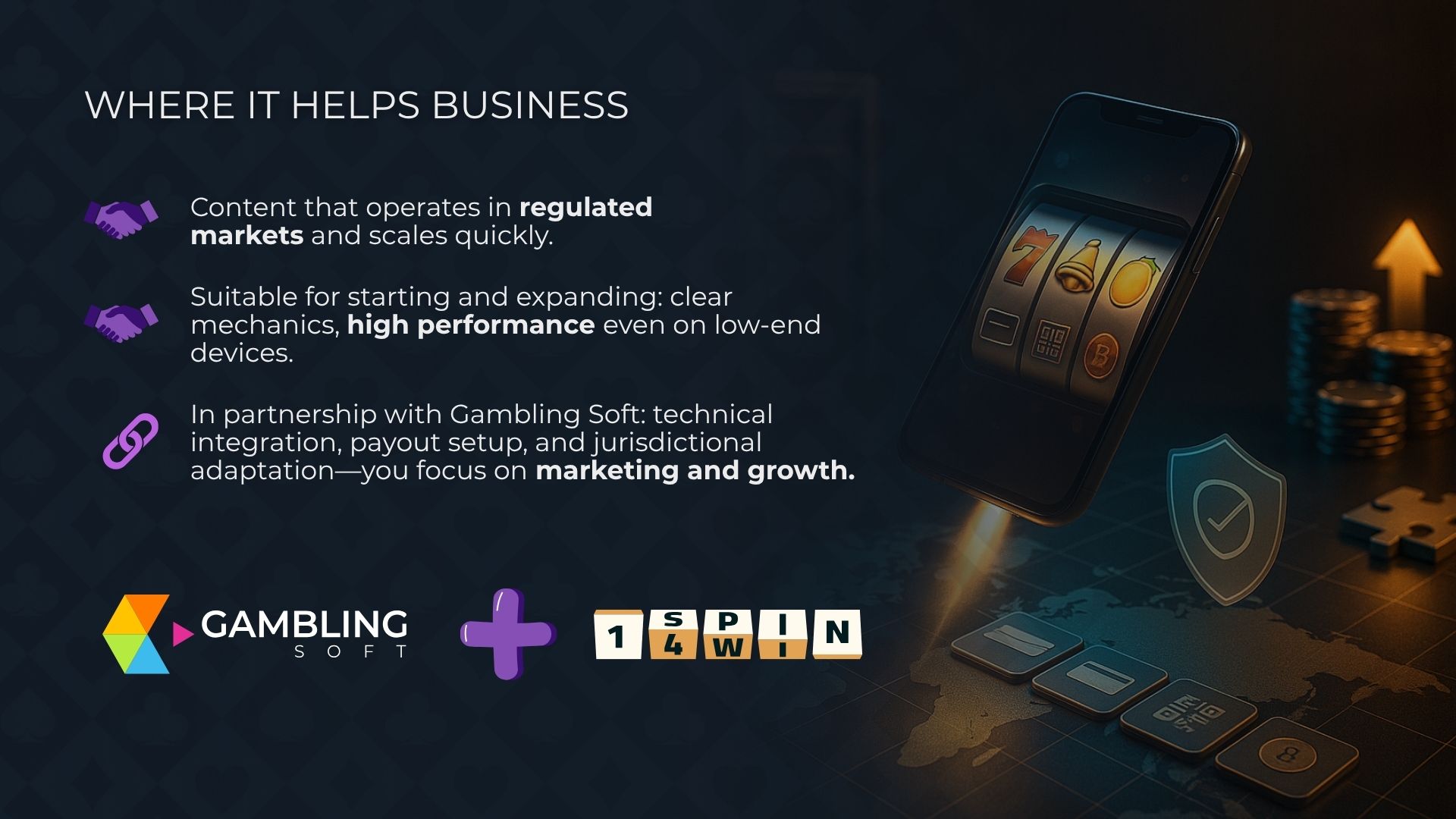 قيمة مزود الألعاب 1Spin4Win لمشغلي الكازينو