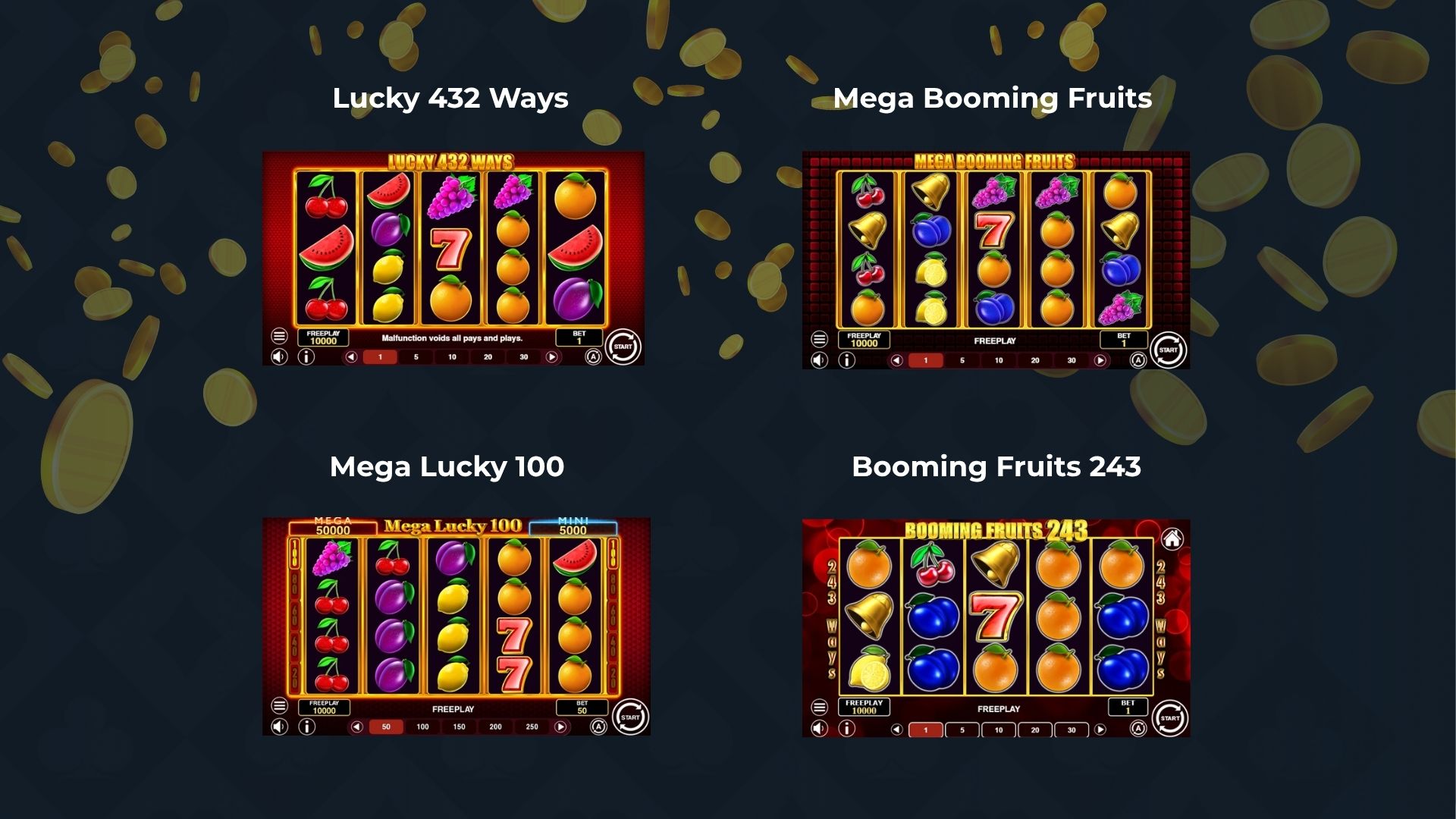 أشهر عناوين مزود الألعاب 1Spin4Win