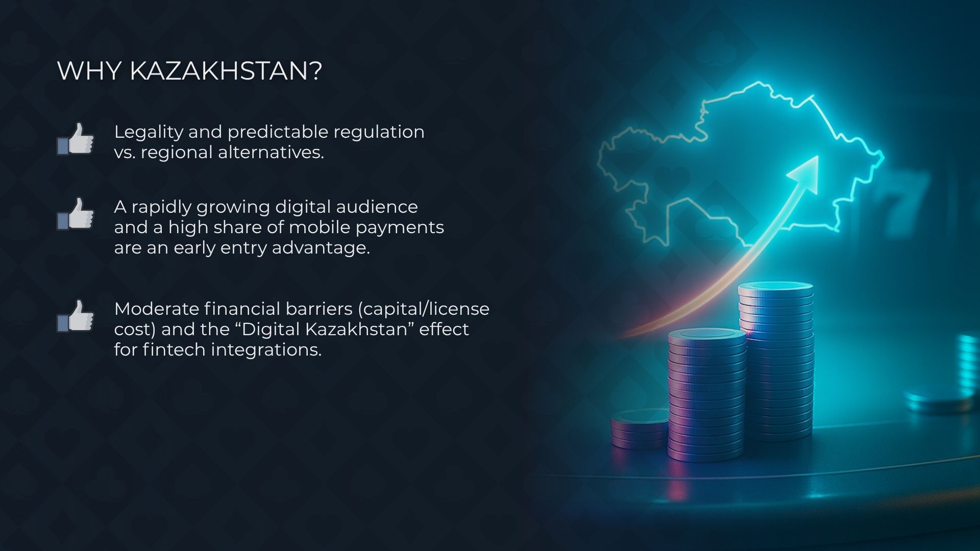 Почему выгодно открыть казино в Казахстане