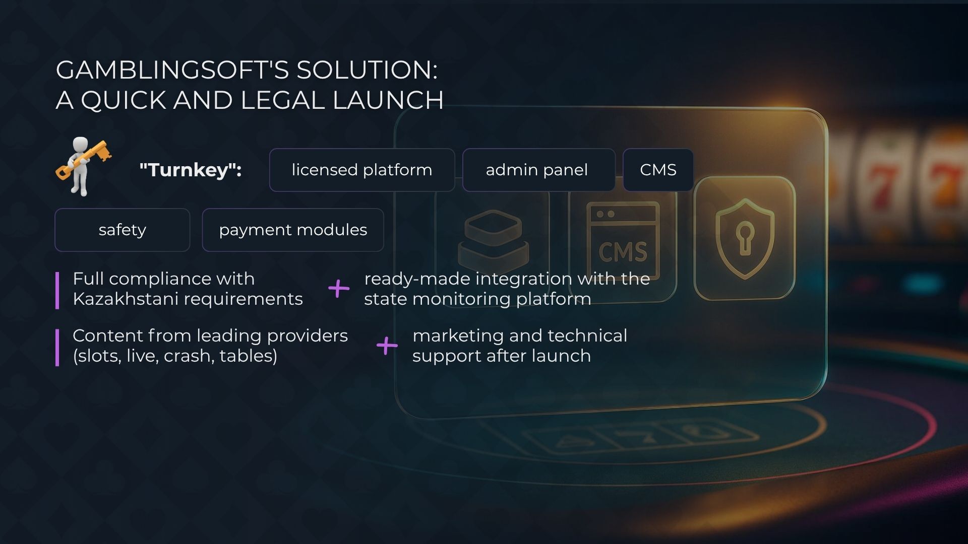 быстрый и легальный запуск онлайн казино с Gambling Soft