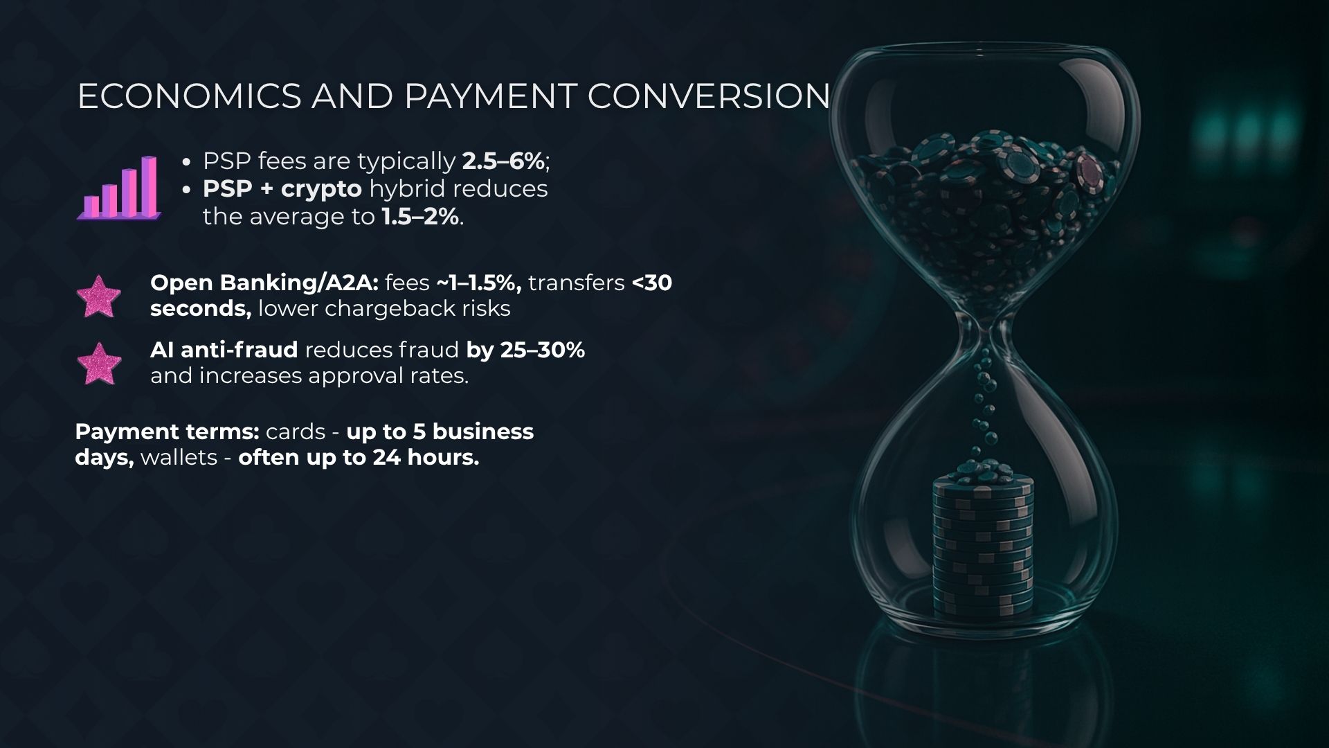 الاقتصاد ومعدلات التحويل في أنظمة الدفع