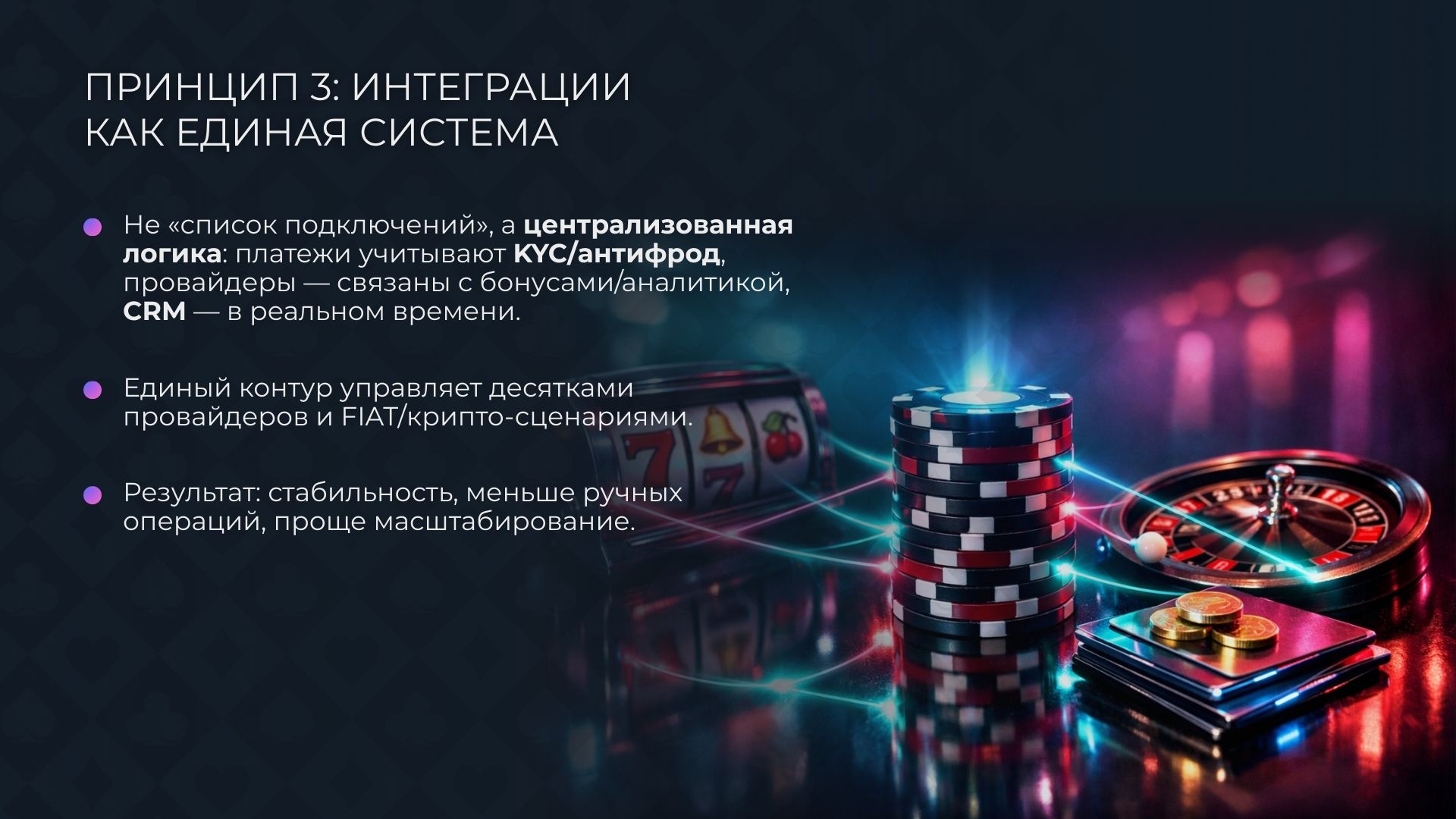 Принцип 3: Интеграции как единая система