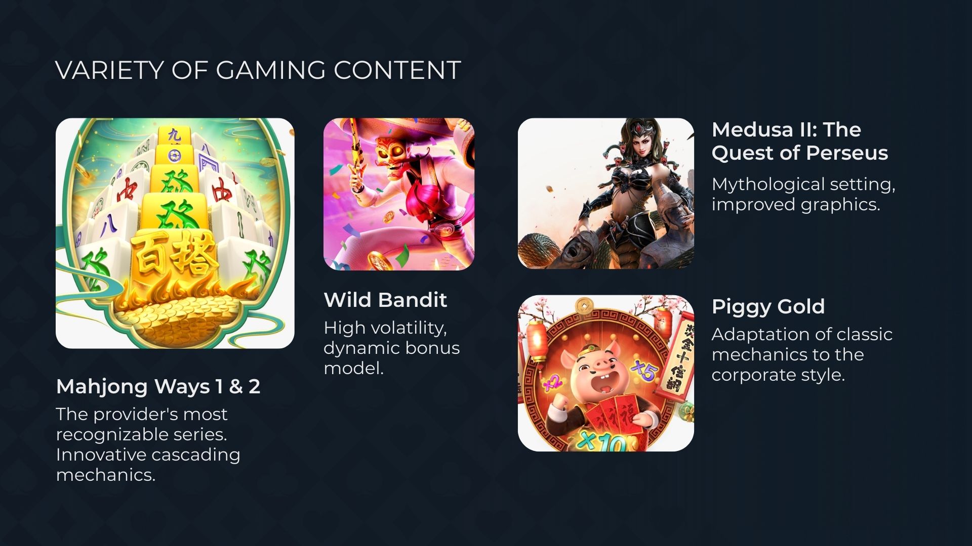 Лучшие слоты PG Soft