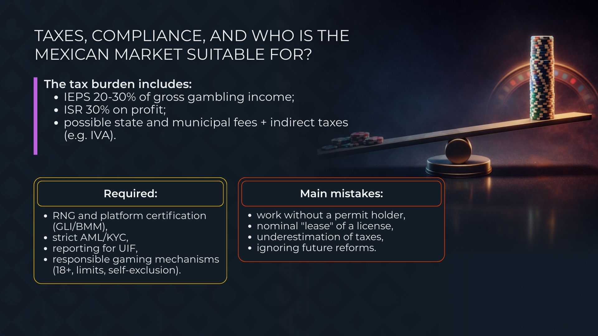 在墨西哥购买线上赌场：如何开设赌场