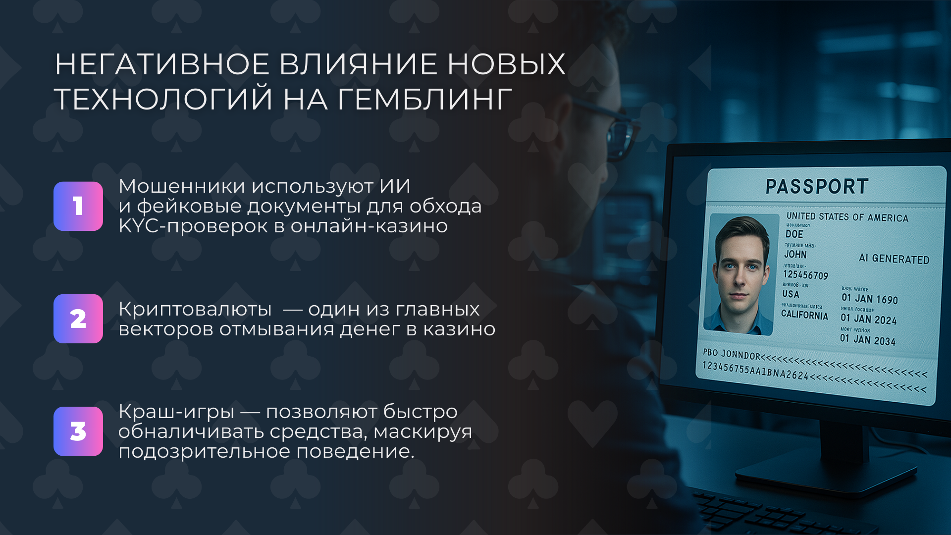 Негативное влияние новых технологий на гемблинг